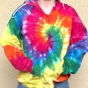 Cozy Vintage Tie-Dye Hoodie