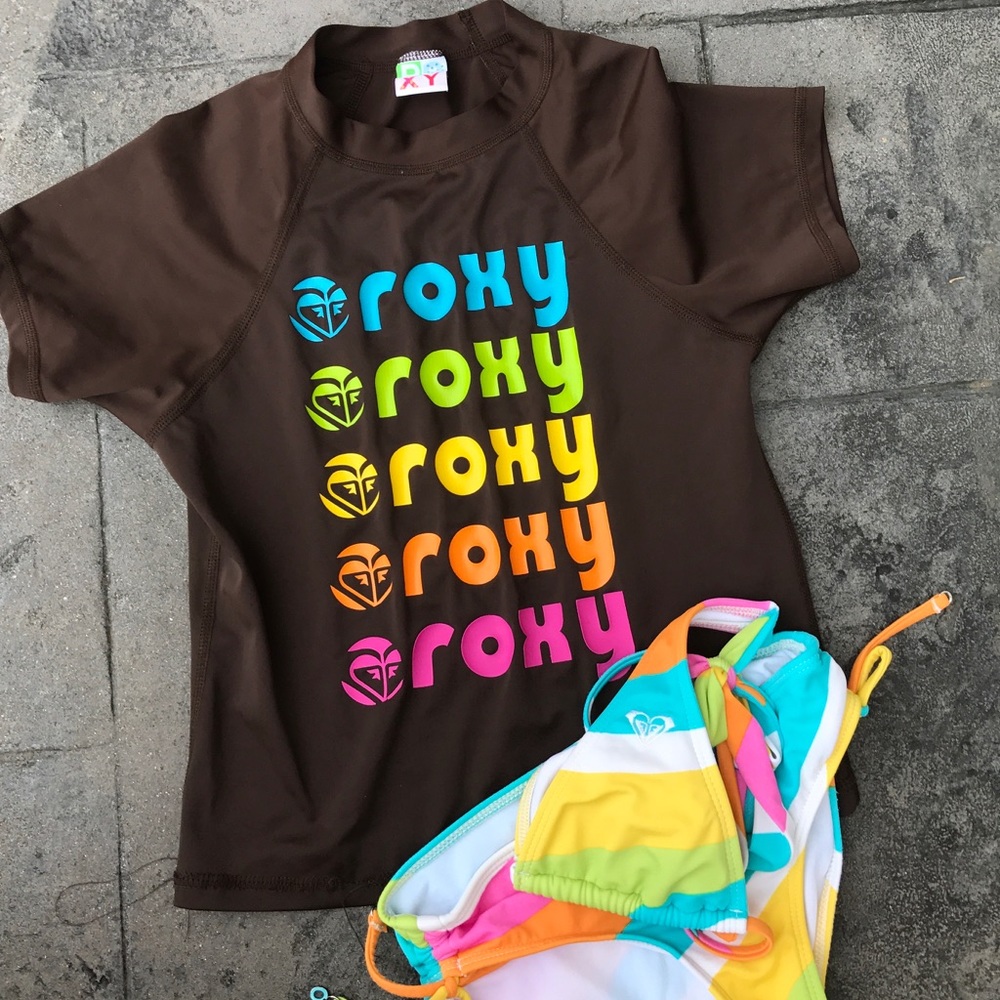 ROXY girl's rashguard.