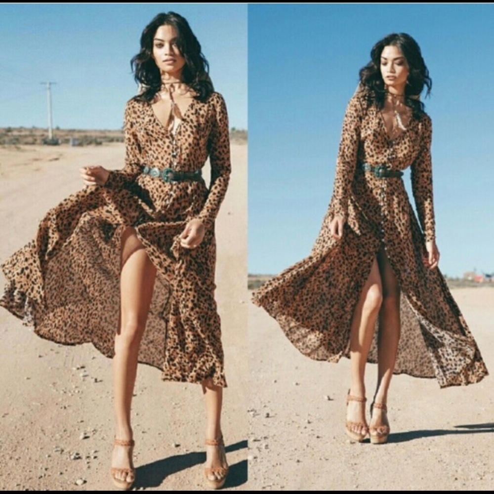 SOLD Spell & The Gypsy Collective Saphari Gown - Picture 1 of 7