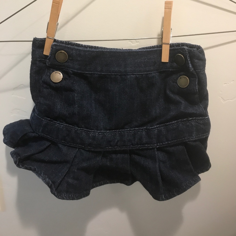 Baby Gap Ruffled Denim Skirt Size 3T