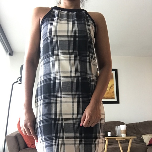 Plaid shift dress - Picture 1 of 3