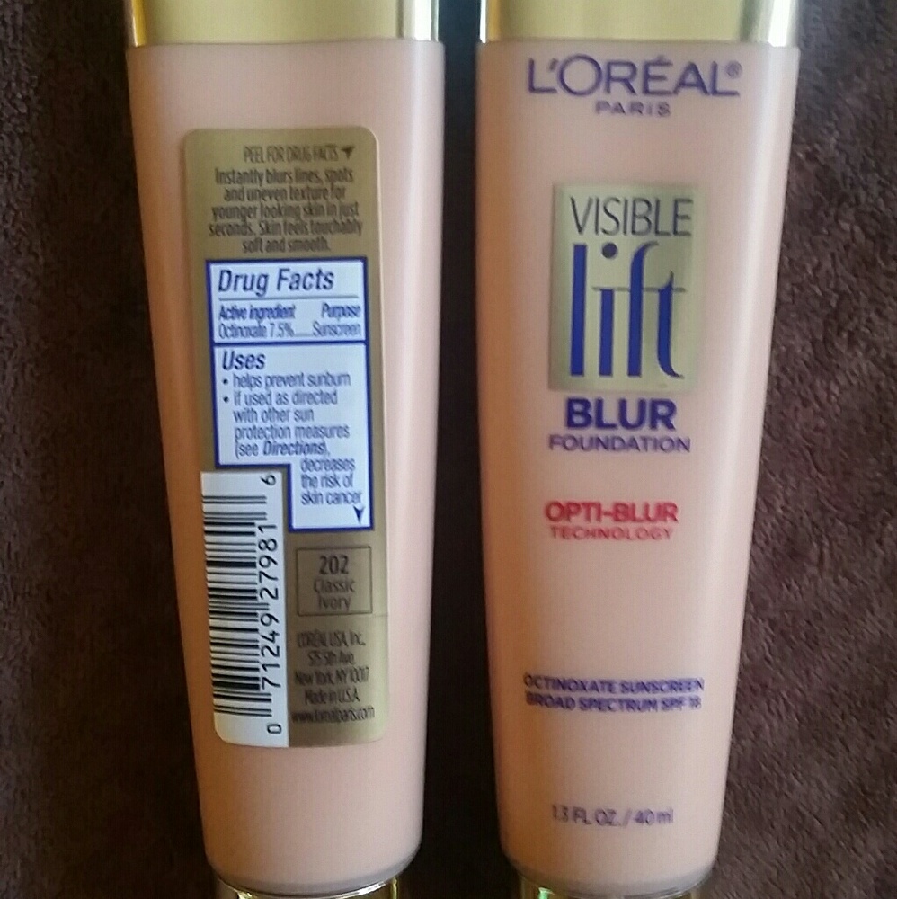 L'Oréal Visible lift Blur Foundation twin pack