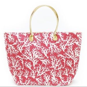 NEW! Coral Tote Bag