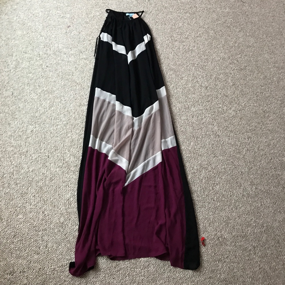 Chevron maxi dress
