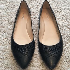 Black Nine West Flats