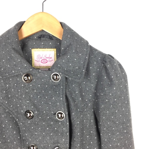 Pink Envelope Jackets & Blazers - Pink Envelope Peacoat
