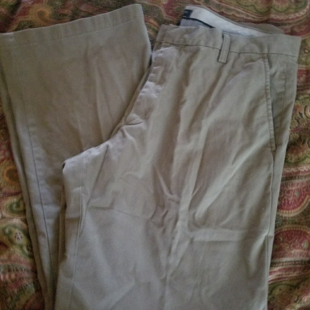 Mens Banana Republic bootcut chinos 35×32
