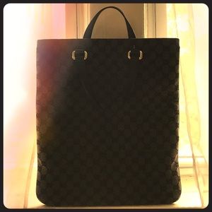 Gucci brown tote bag
