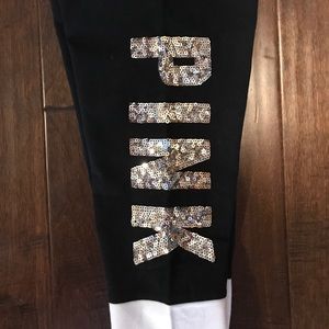 Victoria's Secret Pink leggings with bling❤️