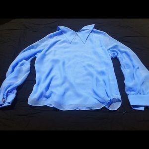 Eva Mendes Sheer Blouse