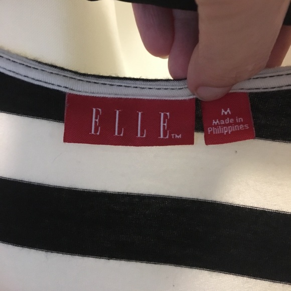 ELLE Med strip short sleeve shirt - Picture 2 of 7