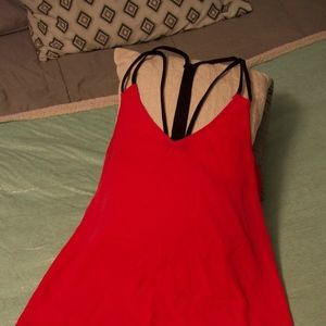 Strappy Orange Tank Top
