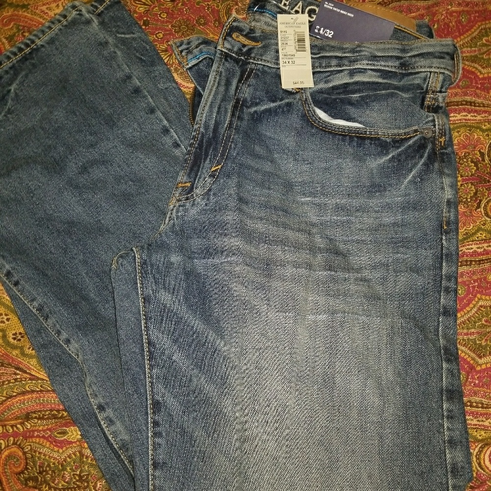 AMERICAN EAGLE MENS ORIGINAL BOOT 34X32