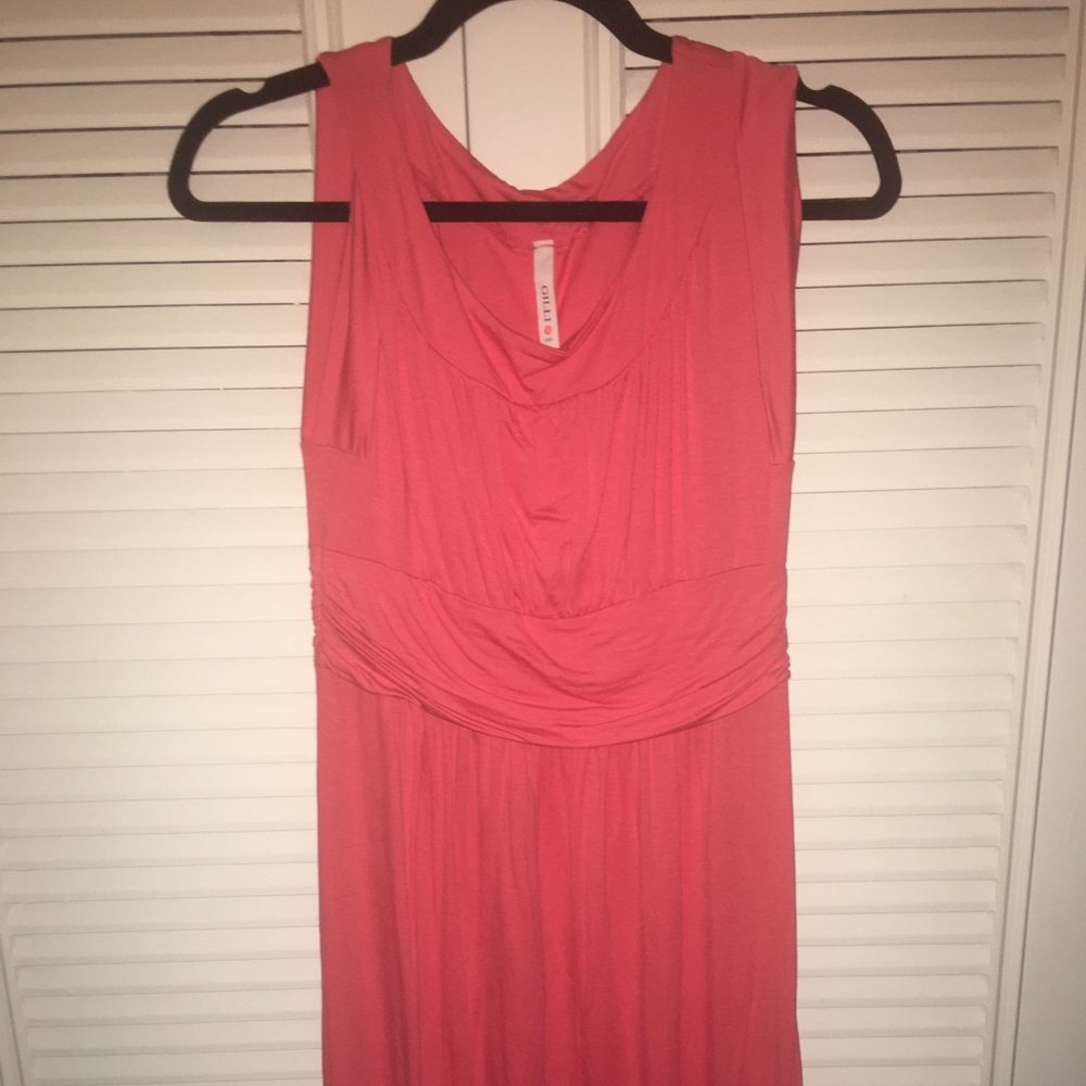 Gilli brand coral knee-length dress