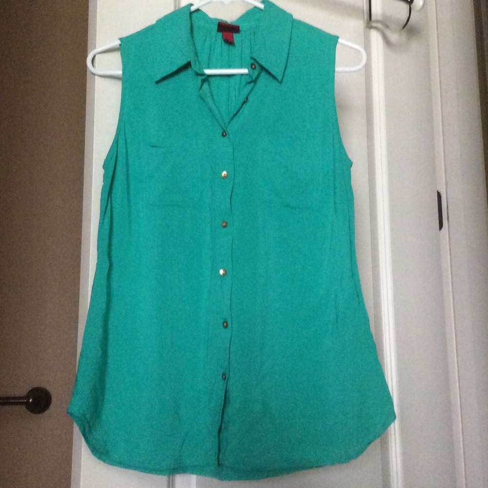 Button-Up Sleeveless Blouse by Merona