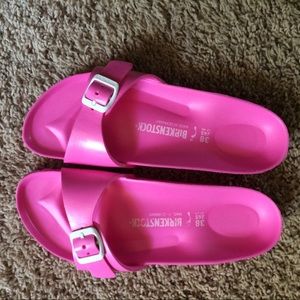 Pink Birkenstock Slip-Ons