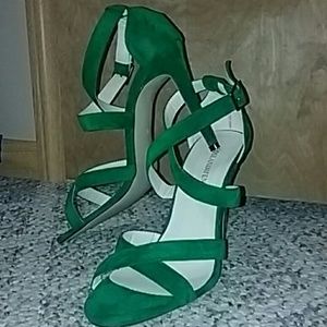 Brand new strappy heels