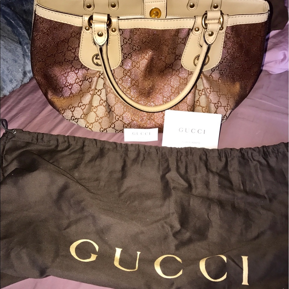 ‼️AUTHENTIC LIMITED EDITION GUCCI SCARLET TOTE‼️ - Picture 2 of 7