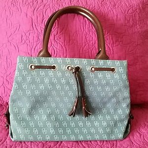 Dooney & Burke Signature Tassel Tote