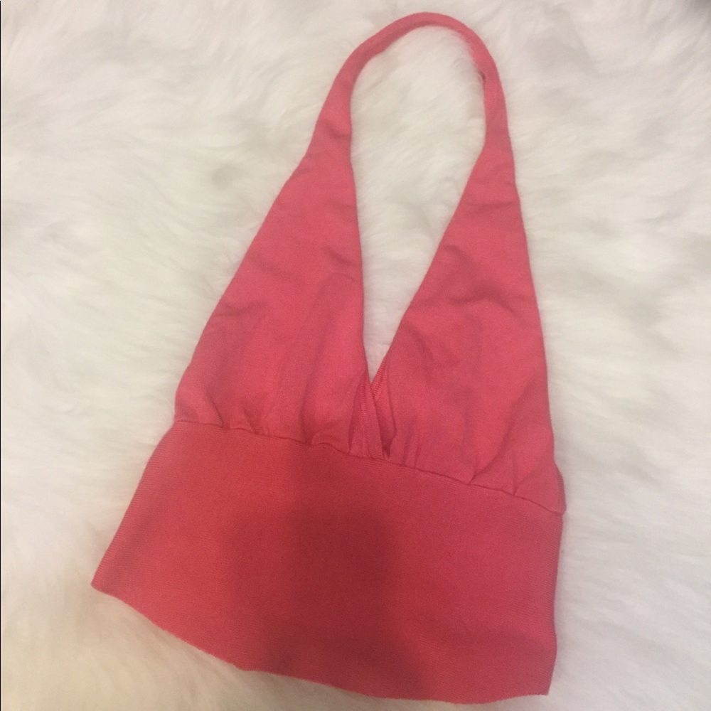 Coral Halter Top, size XXS/XS