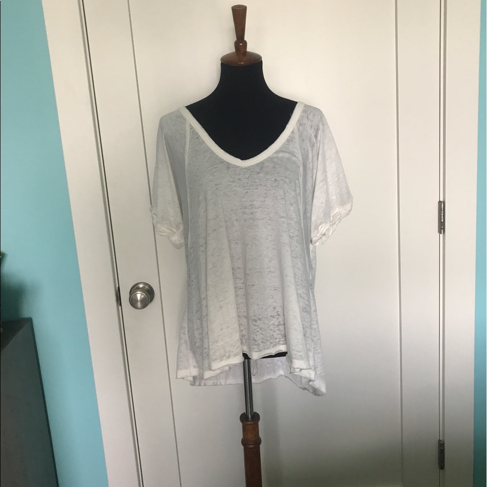 White baggy shirt
