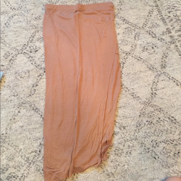 Helmut Lang Asymmetrical Skirt w/High Slit - Picture 2 of 3