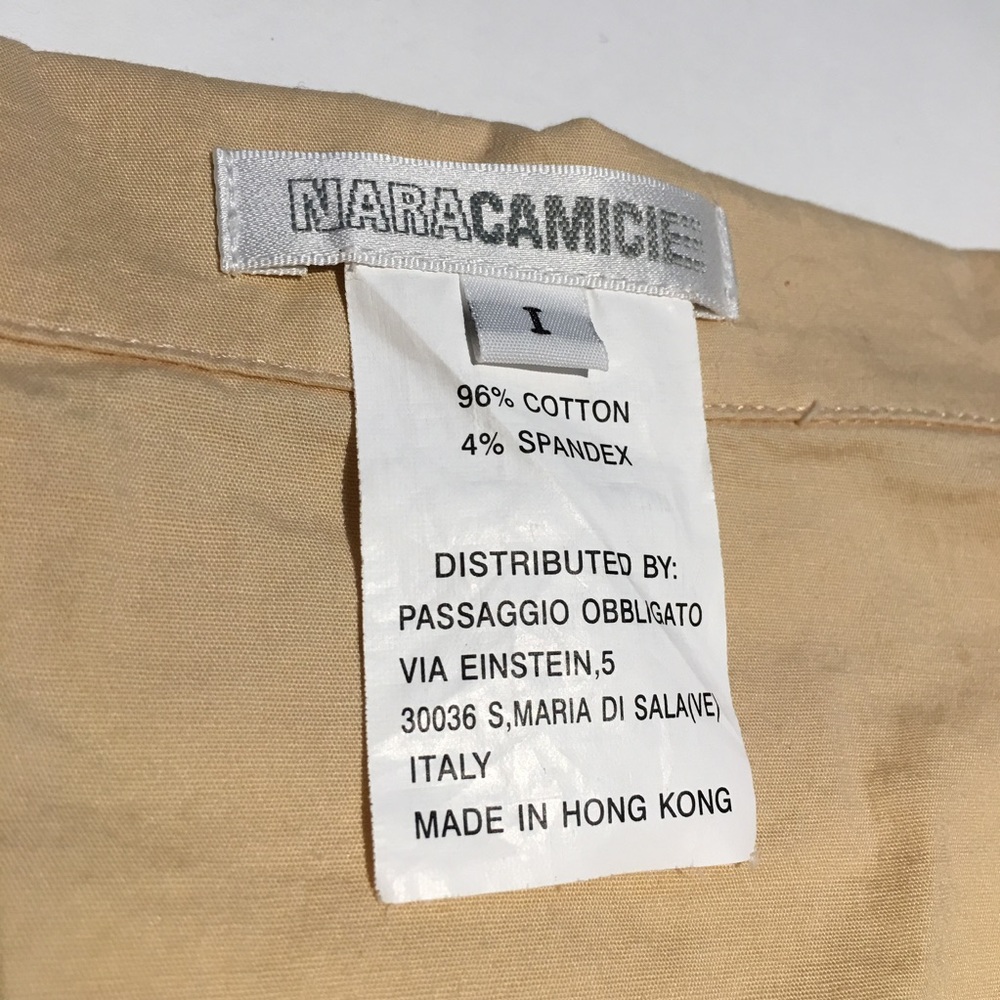 Italian Naracamicie Button Down Blouse Size 1 - image 3