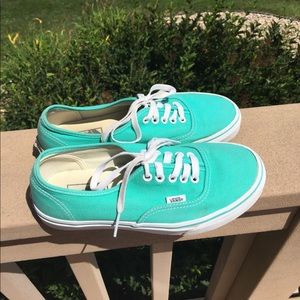 Turquoise Vans