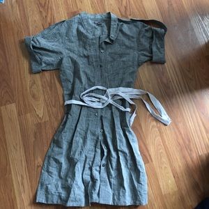 Vince shirt dress grey XS