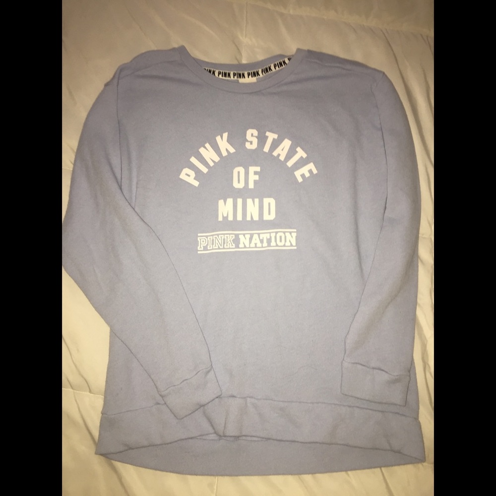 Light blue PINK pullover