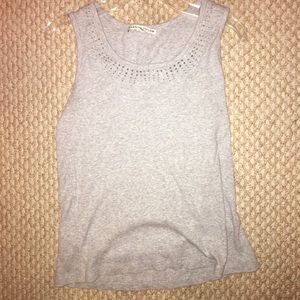 Tank top with sequins