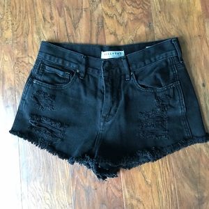 Black high rise jeans