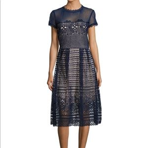 Saks Fifth Avenue Eyelet Midi Dress