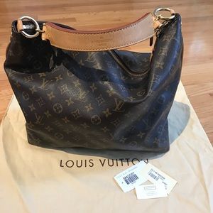 louis vuitton monogram sully mm hobo