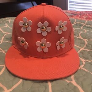 Claire's Pink Daisy SnapBack Hat