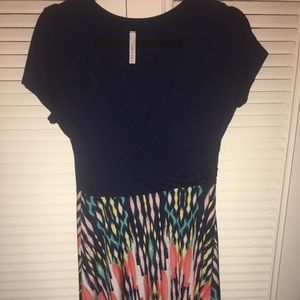 Gilli brand faux wrap dress