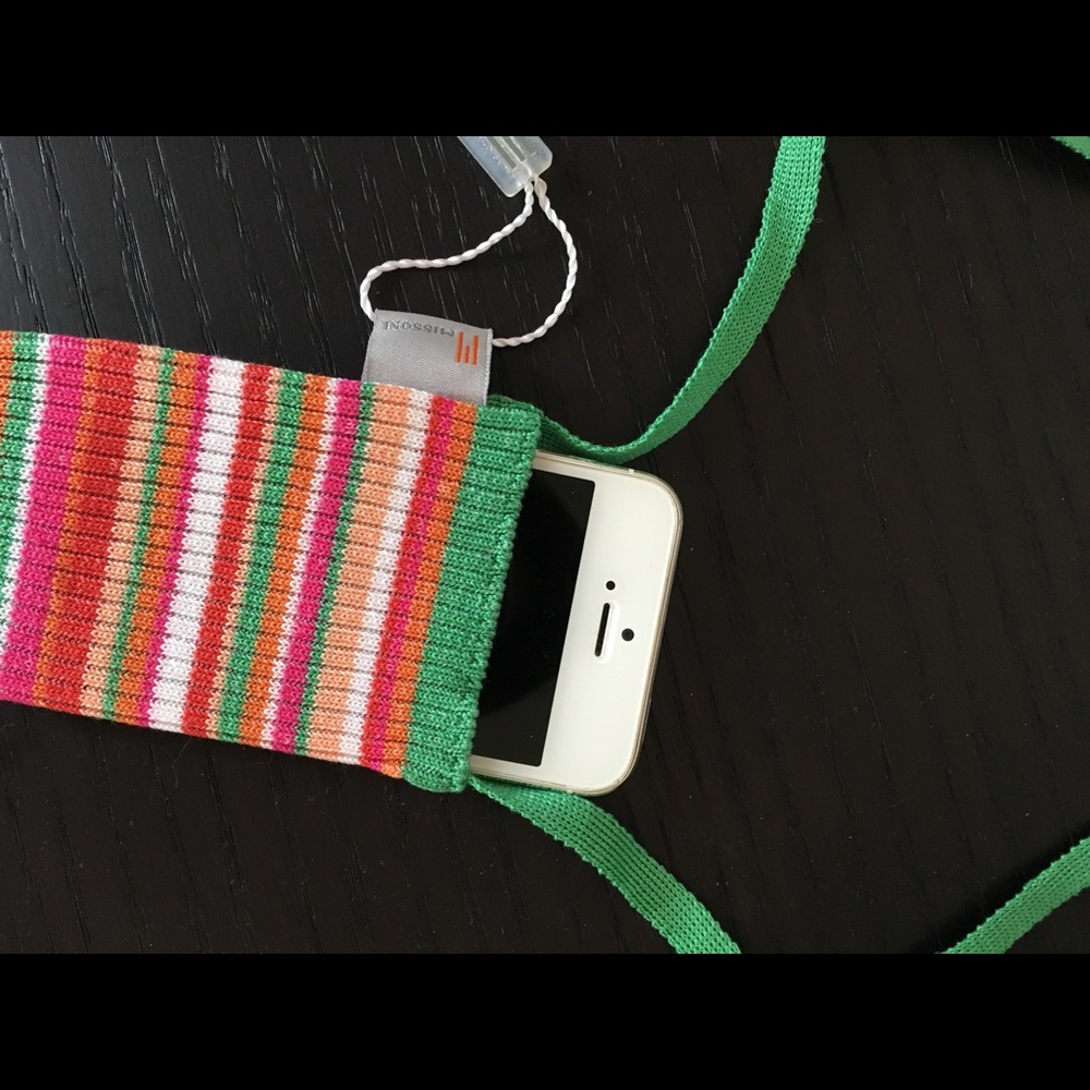 MISSONI AUTHENTIC MULTICOLOR KNIT IPOD/CELL COVER
