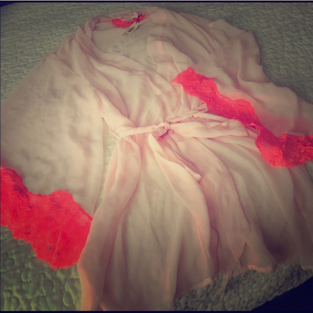 Victoria's Secret pink see through robe