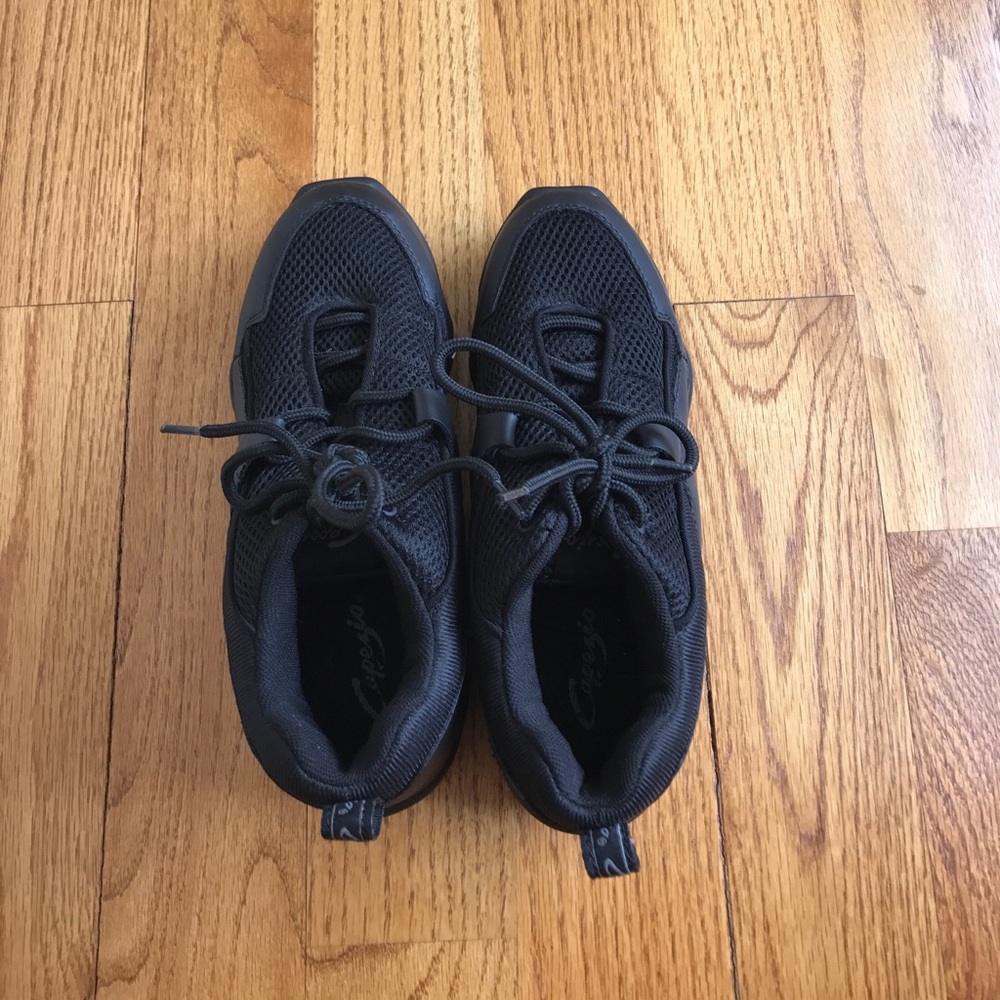 Black dance shoes