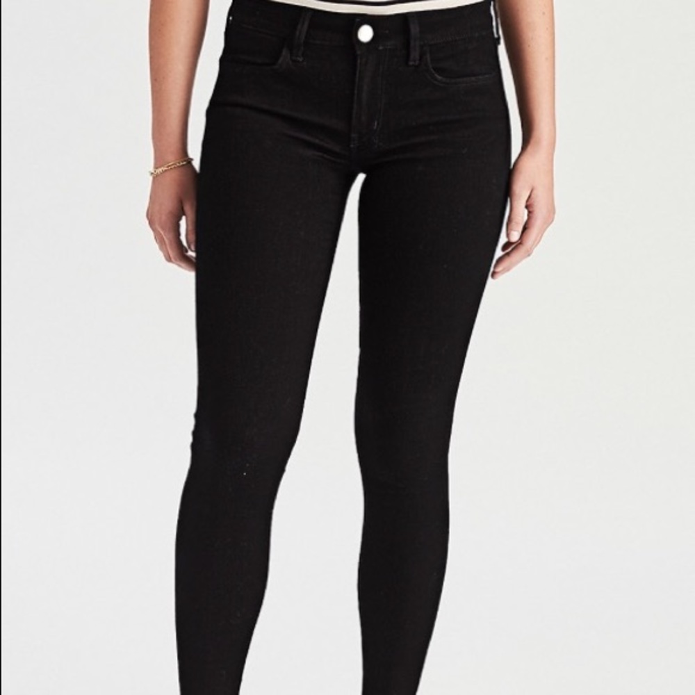 AE Black Super Stretch Jeggings Short