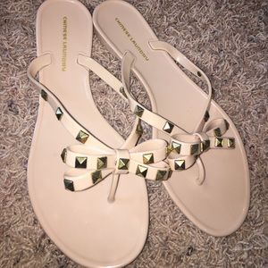 Chinese laundry jelly sandals