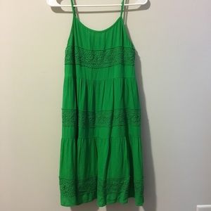 Green sun dress