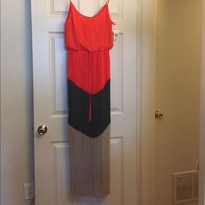 Pleated Maxi Dress