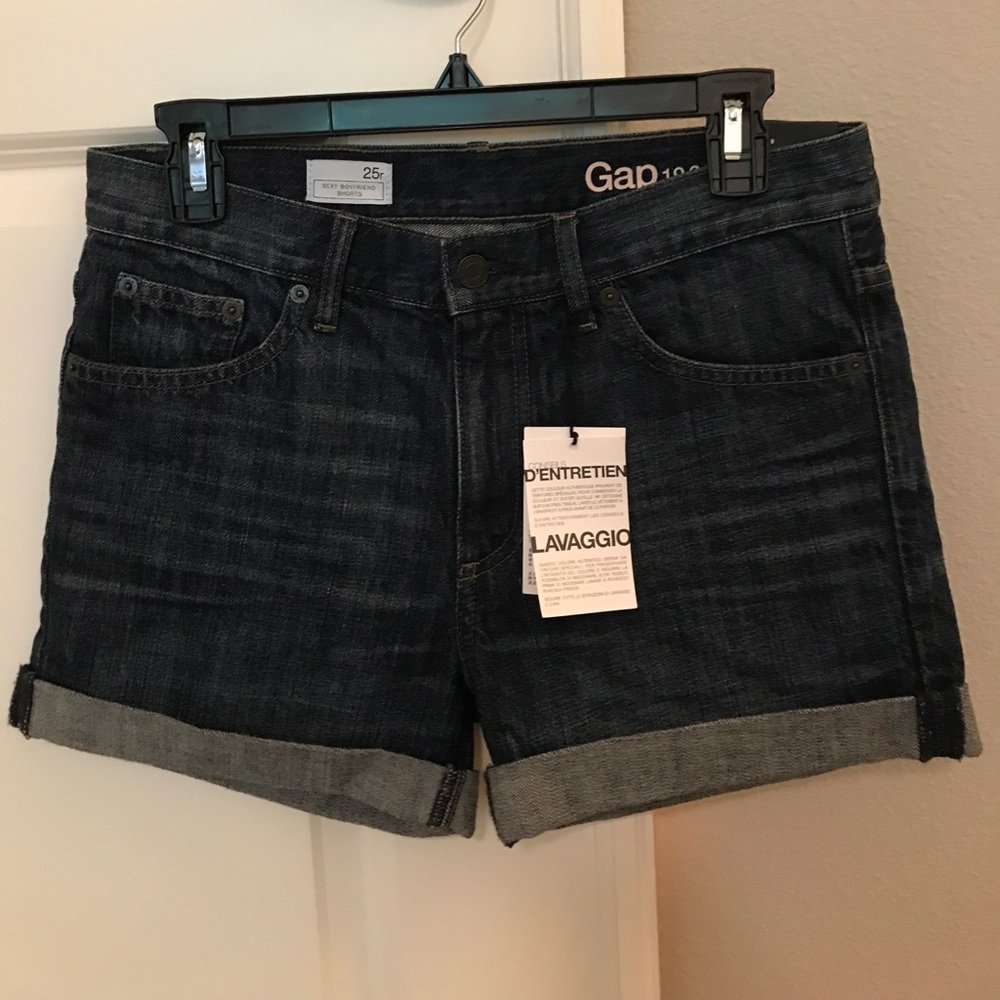 Jean Shorts with Cuffs