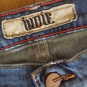 Indie Distressed Flare Jeans