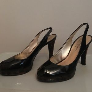 Jessica Simpson Black Heels