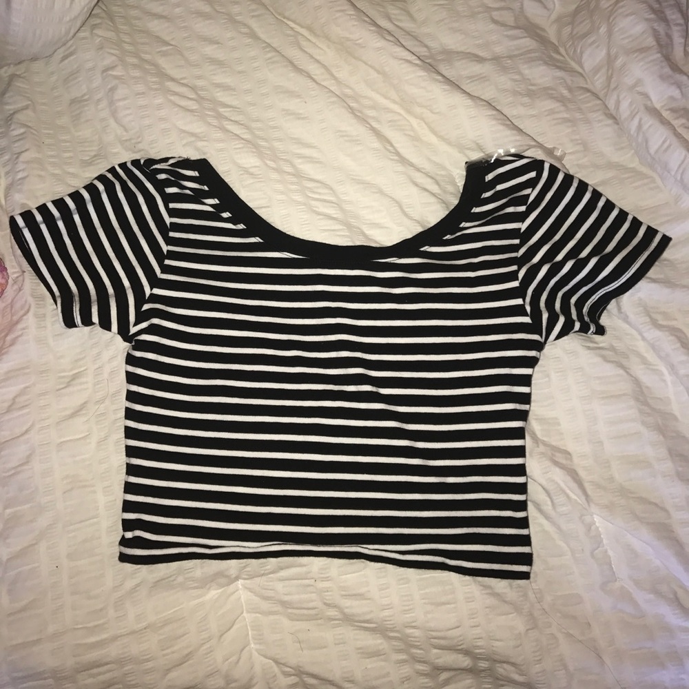 Stripped crop top