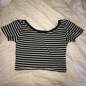Stripped crop top