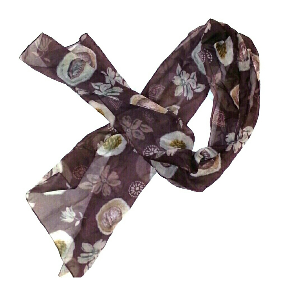 Beautiful Autumn Polyester Scarf.