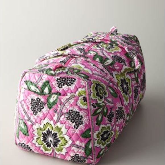 Vera Bradley Handbags - Vera Bradley Priscilla Pink Travel Duffel